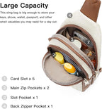 Telena Small Sling Bag for Women Leather Crossbody Fanny Packs Chest Bag for - Image 2