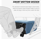Verage Under Seat Luggage with Wheels, Softside Small Suitcase Spinner Carry On - Image 8