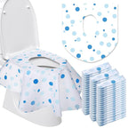 50 Packs Disposable Toilet Seat Covers Extra Large Individually Wrapped by Reginary