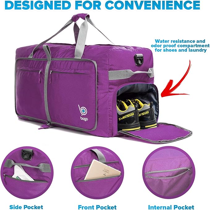 Bago Large Foldable Duffel Bags - Image 4