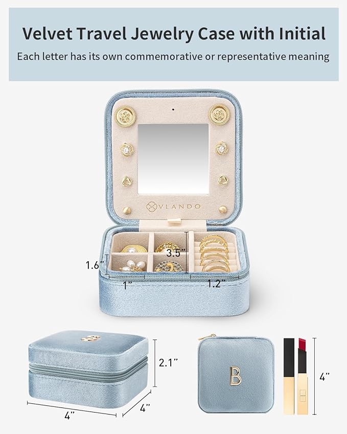 Vlando Preppy Stuff for Teen Girls, Girls Jewelry Box, Teen Girl Chid Gifts - Image 5