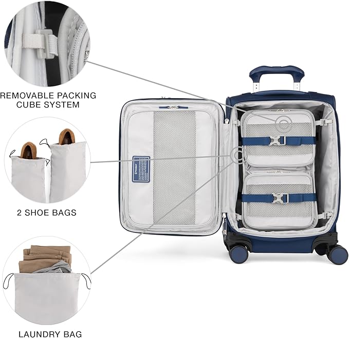 Travelpro VersaPack+ Lightweight Softside Expandable Carry on Luggage, 8 - Image 7