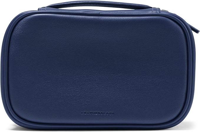 Leatherology Navy Blue Small Travel Organizer - Image 6