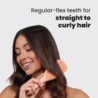 Tangle Teezer Ultimate Detangler Brush for Wet & Dry Hair, Eliminates Knots & Reduces Breakage for Straight to Wavy Hair Types, Amazon Exclusive Apricot