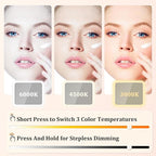 Makeup Bag with LED Mirror, Rechargeable LED Light - Image 3