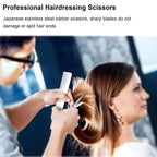 Professional Hair Cutting Shears,6 Inch Barber hair Cutting Scissors Sharp Blades Hairdresser Haircut For Women/Men/kids 420c Stainless Steel (Silver)