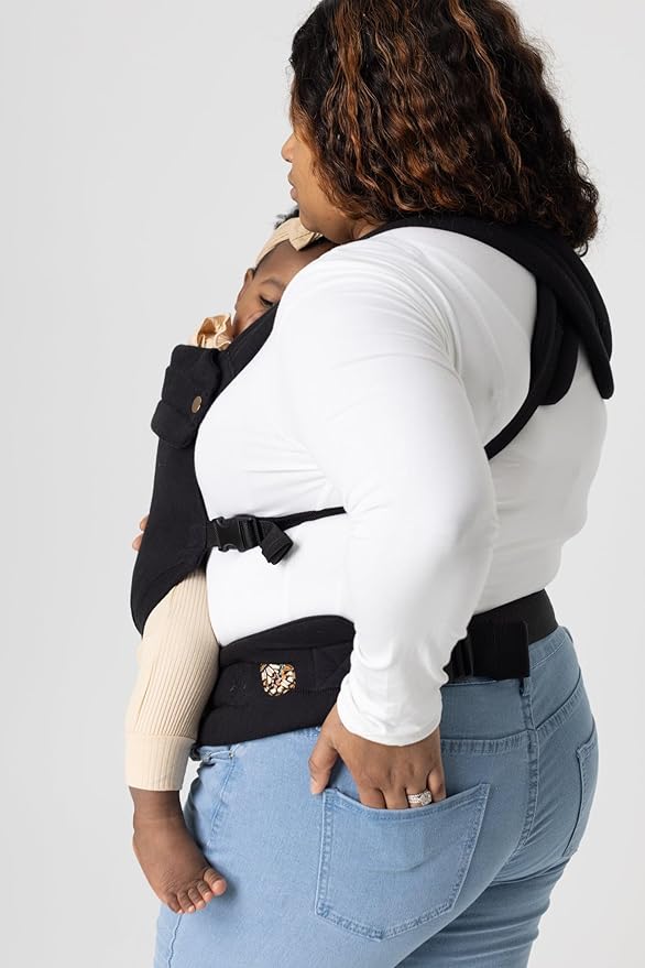Mabē Monarch Ergonomic Baby Carrier – Premium Cotton Soft Structured Newborn to - Image 8