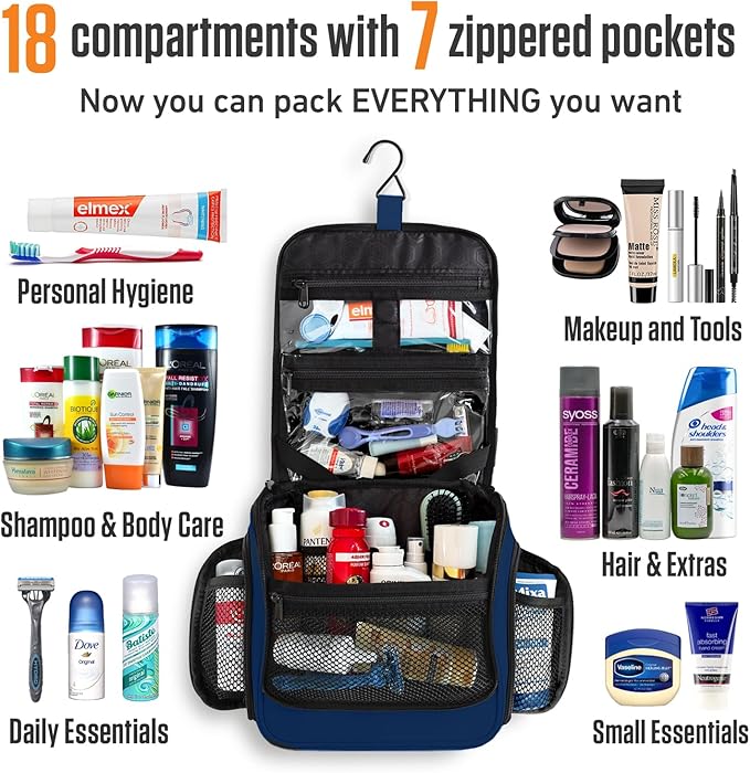 VENTURE 4TH Hanging Travel Toiletry Bag - Image 3