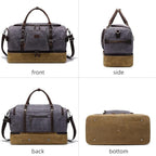 Nerlion Weekender Bag with Shoe Compartment Large Overnight Bag - Image 9