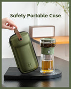 ZENS Modern Glass Infuser Teapot, Smart One Touch Tea Maker - Image 2