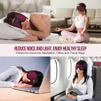 MUSICOZY Sleep Headphones Bluetooth 5.4 Headband Sleeping Eye Mask - Image 6