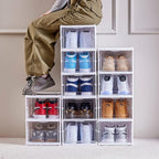 Shoe Organizer Foldable Shoe Rack, No Assembly Box Covered Shoe Storage - Image 3