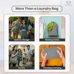 LFH Home Cotton Canvas Large Laundry Bag - Image 6