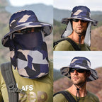 Sun Hats for Men Women Fishing Hat UPF 50+ Breathable Wide Brim Summer UV - Image 2