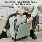 MILADA Wide Handle Carry On Luggage - Image 2