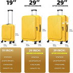 2 Pieces 19/29 Luggage Sets, 19 Inch Carry On Luggage - Image 2