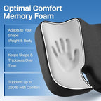 Seat Cushion, Extra Large Memory Foam Cushion - Image 2