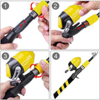 PLUSINNO Kids Fishing Pole, Portable Telescopic Fishing Rod and Reel Combo Kit - - Image 5