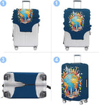 Luggage Cover Washable Suitcase Protector Anti-Scratch, Stretchable Fit - Image 5