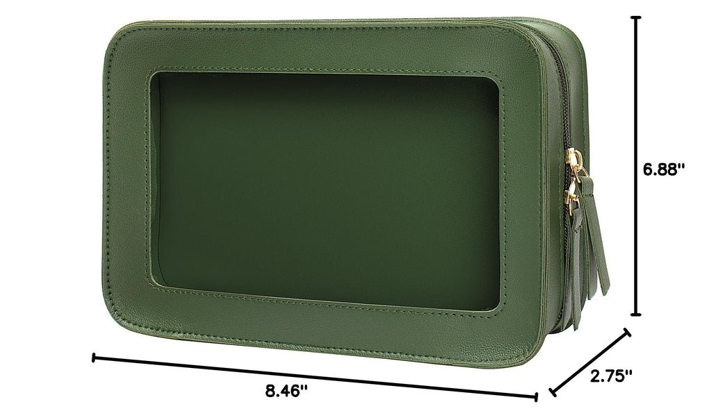 Clear Makeup Bags (C-Green)