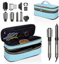 Hair Dryer Travel Carrying Case, Curling Iron Storage Bag, Slim Expandable Handheld Dual-Layer Travel Storage Bag for Dryer/Hair Tool Organizer/Style Organizer