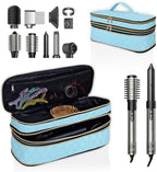Hair Dryer Travel Carrying Case, Curling Iron Storage Bag, Slim Expandable Handheld Dual-Layer Travel Storage Bag for Dryer/Hair Tool Organizer/Style Organizer