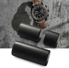 Oirlv Premium Leather Watch Roll Travel Case 2-Slot Watch Box - Image 3