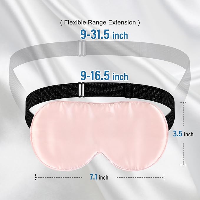 Silk Sleep Eye Mask for Kids, 100% Real Natural Pure Silk Sleeping Masks - Image 5
