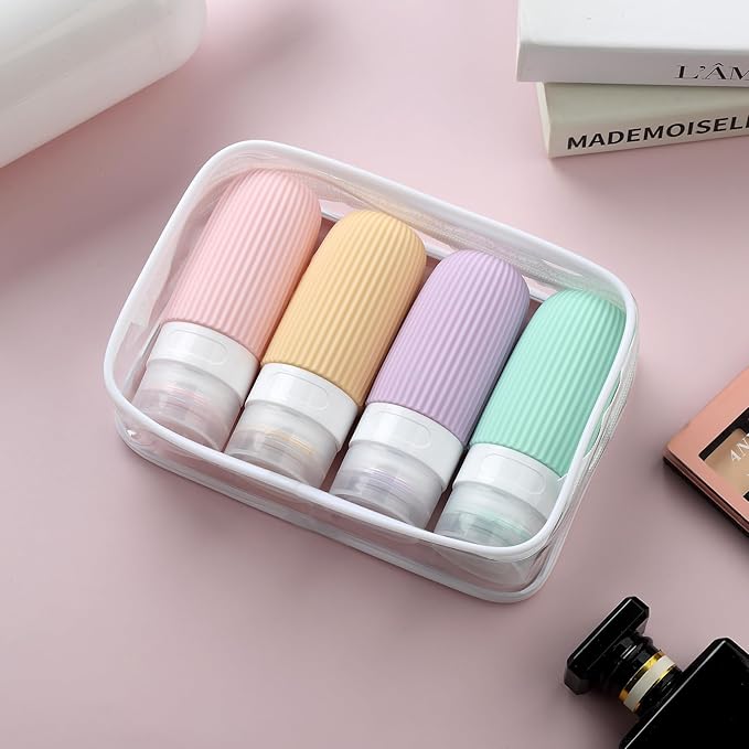 Travel Bottles for Toiletries, Tsa Approved 2oz Travel Bottles, BPA Free Leak - Image 7