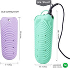 ZAXOP Silicone Heat Resistant Holder Mat Pouch for Flat Iron,Curling Iron,Hot Hair Tools (mintgreen)