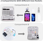 Electronics Organizer Travel Case Cord Cable Charger Organizer Bag Travel - Image 2