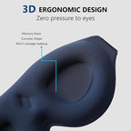 ALASKA BEAR 100% Blackout Sleep Mask Most Comfortable Contoured Eye Cups and - Image 2