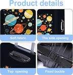 Planet Luggage Cover Washable Suitcase Protector Anti-Scratch, Stretchable Fit - Image 3