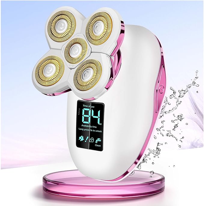 Electric Razors for Women Legs：5D Magnetic Detachable Head Flawless Razor-IPX7 by Unknown