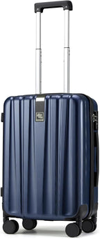Hanke 20 Inch Carry On Luggage 22x14x9 Airline Approved Lightweight PC Hard by Hanke