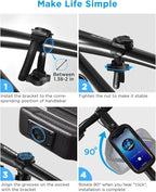 whale fall Quick Release Bike Frame Bag - Image 3