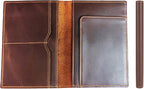 STAR VISTA Albatross Leather Travel Passport Holder, Minimalist Design by STARVISTA