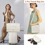 Weekender Bag for Women, Travel Duffel Bag Carry On Overnight Bag - Image 2