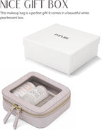 Popvibe Clear Makeup Bag Travel Cosmetic Case Transparent Toiletry Bag - Image 6