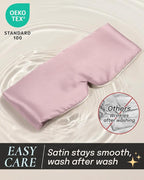 Zenssia Satin Sleep Mask for Women and Men, Lightweight Padded Eye Mask - Image 3