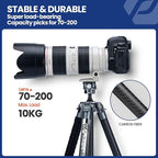 Fotopro Carbon Fiber Tripod 2.3lbs Ultralight 62 Inch Portable Travel Video - Image 5