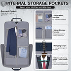 RAINSMORE Garment Bags for Travel Carry On Garment Bag for Hanging Clothes - Image 2