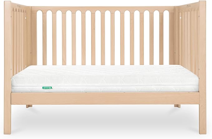 Newton Baby Galileo Standard Crib, Solid Beech Wood in Natural Color, 3-in-1 - Image 9