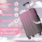 Merax Luggage Set 3 Piece Glossy PC Suitcases - Image 5