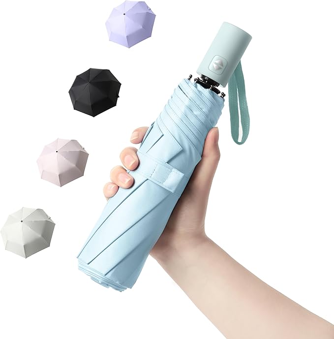 BAODINI Small UV Protection Travel Umbrella Compact by BAODINI
