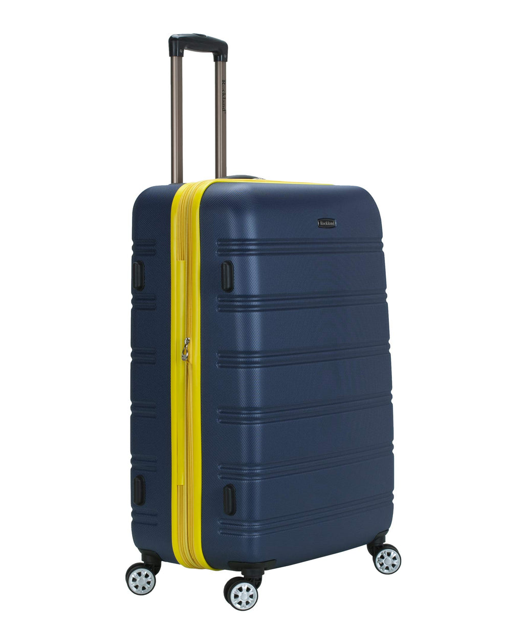 Melbourne Hardside Expandable Spinner Wheel Luggage (Navy / Checked Large 28")
