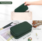 DesignSter Travel Jewelry Box, PU Leather Portable Jewelry Case, Small Jewelry - Image 5