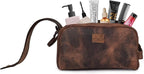 LEATHER VILLAGE Premium Leather Toiletry Travel Pouch - Image 8