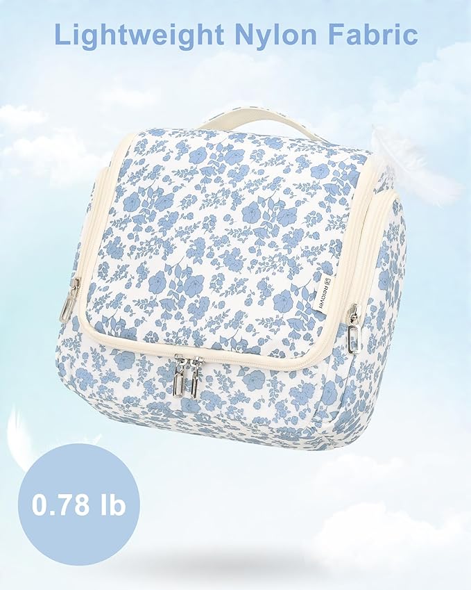 Relavel Hanging Toiletry Bag for Women Travel Makeup Bag Cosmetic Organizer - Image 7