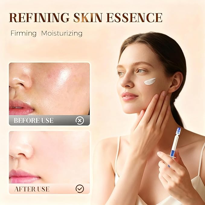 2PCS Polypeptide Collagen Elastic Essence Cream - Micro-Molecular Firming and Lifting Lotion for Tightening Skin